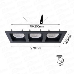 ALT-1200 270X100mm - 180° Derece Hareketli