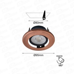 ALT-1213 Ø95mm - 180° Derece Hareketli