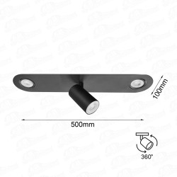 ALT-1215 500X100mm - 360° Derece Hareketli