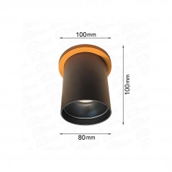 PLX-1013 Ø80X100X100mm 